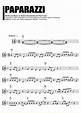 PAPARAZZI Lady Gaga Sheet music | Easy Sheet Music