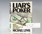 Liar's Poker Michael Lewis First Edition Signed
