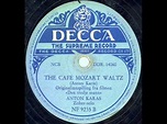 Anton Karas The Cafe Mozart Waltz - YouTube
