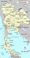 Mapa de Tailandia y TODAS sus Ciudades ® • (diciembre - 2023)