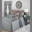 Cambridge Classics Warm Gray Fitted Quilted Oversized Bedspread Bedding