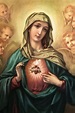 Immaculate Heart of Mary Print | Catholic mother, Mother mary images ...