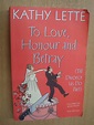 Amazon | To Love, Honour and Betray (Till Divorce Us Do Part) | Lette ...