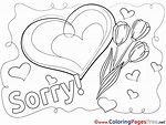 Sorry Coloring Pages at GetColorings.com | Free printable colorings ...