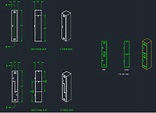 Lockers – Free CAD Block And AutoCAD Drawing