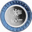 10 Euro Gedenkmünze Deutschland 2021 PP - Auf dem Wasser - D München ...