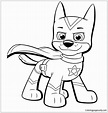 Chase From Paw Patrol 2 Coloring Page. Paw Patrol Coloring Page, Paw ...