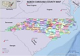 North Carolina County Map, List of Counties in North Carolina with ...