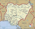 Map of Nigeria and geographical facts, Where Nigeria on world map ...