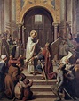 Saint Bernard prêche la croisade. Catholic Saints, Catholic Art ...