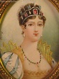 Miniature portrait of empress Josephine. | Empress josephine, Miniature ...