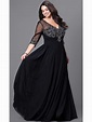 Plus Size Black Cocktail Dresses - DRESS