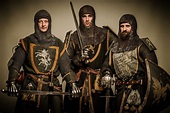 Three medieval knights • The Knights Vault