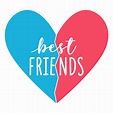 Corazón de mejores amigos - Descargar PNG/SVG transparente