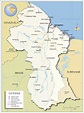 Guyana Maps | Printable Maps of Guyana for Download