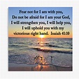 "BEAUTIFUL SUNRISE ISAIAH 41:10 SCRIPTURE PHOTO" Canvas Print by ...