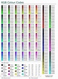 Cheat Sheet of RGB Color Codes | Xavier Ding