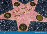 Star of Hollywood Walk of Fame in Hollywood Boulevard, Los Angeles ...