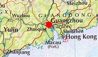 Canton China Mapa