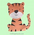 Cute Paper Tiger - Zoo Animal Craft for a Group of Kids | Crafting Jeannie
