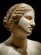 Bust of Aphrodite Roman copy of 360 BCE Greek original by Praxiteles ...