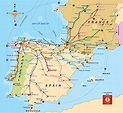 Santiago de Compostela Map Google - TravelsFinders.Com