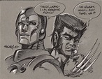 Iron Man & Wolverine - Ken Stacey, in D D's Marvel Characters Comic Art ...