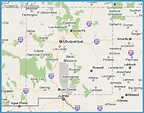 Los Alamos New Mexico Map - TravelsFinders.Com