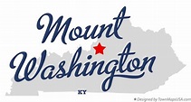 Map of Mount Washington, KY, Kentucky