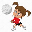 Voleibol Dibujos Animados / Llamas De Voleibol Vectores Libres de ...
