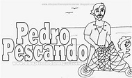 Pedro el pescador - Dibujos cristianos para colorear ~ Dibujos ...