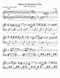 Merry Go Round of Life sheet music for Piano download free in PDF or MIDI