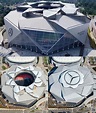 Atlanta United's Mercedes-Benz Stadium is a thing of architectural ...