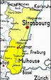 Detailed Map of Alsace