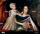 James III y María de Módena -la reina esposa de Jaime II, con su único ...