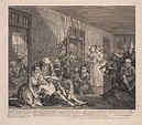 Illustration of Bedlam, by William Hogarth, 1735 - The British Library ...