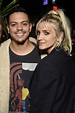 Paris Jackson stuns in plunging dress as she gets cosy with Chris Brown ...