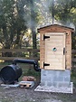 My 1st attempt at a backyard Smokehouse. | Backyard, Diy smoker, Smokehouse