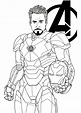 Dibujos de Iron Man para colorear, descargar e imprimir | Colorear imágenes