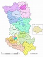 Carte des nouveaux cantons des Deux-Sèvres avec villes et communes