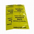 Waste Disposal Bags Yellow x 100- WDBY-100 – Oil Spill Products