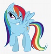 My Little Pony Blue, HD Png Download - kindpng