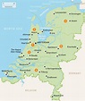 Mapa Amsterdamu, Holandia - mapę miasta i okolic (Holandia)