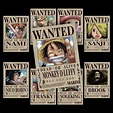 Cartel Wanted Mugiwara X 18 One Piece Combo Recompensas | ANIMERAS