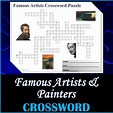 Famous Artists & Painters Crossword Puzzle Activity Worksheet | TpT