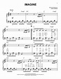 Imagine sheet music by John Lennon (Easy Piano – 21041)