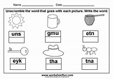 Unscramble Letters To Make Words Worksheets - Marian McLean's Word Scramble