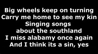 Lynyrd Skynyrd - Sweet Home Alabama - Lyrics IN Video + Description (HD ...