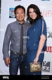 Dorian Brown and husband Guy Pham a the FX Network premiere of Wilfred ...