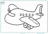 Dibujos de Aviones y Avionetas para Colorear